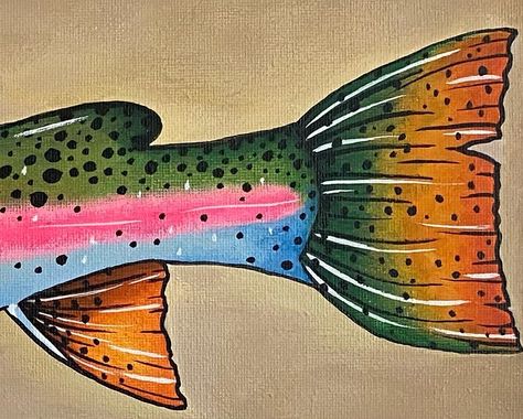 rainbow trout 🌈🐟 Acrylic on canvas #canadianartist #yukonartist #yukonart #canadianart #acrylicpainting Rainbow Trout, Canadian Art, Canadian Artists, Acrylic On Canvas, Acrylic Painting, Rainbow, Canvas, On Instagram, Quick Saves