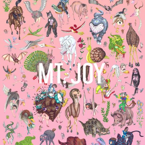 Mt Joy Poster, Joy Poster, Mt Joy, Hippie Boy, Record Artwork, Kitten Surprise, Cool Album Covers, Love You The Most, Album Cover Art