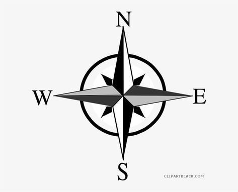 Compass Clipart, North East South West, South Facing House, North South East West, Logo Transparent, West East, Compass Logo, North South, South West