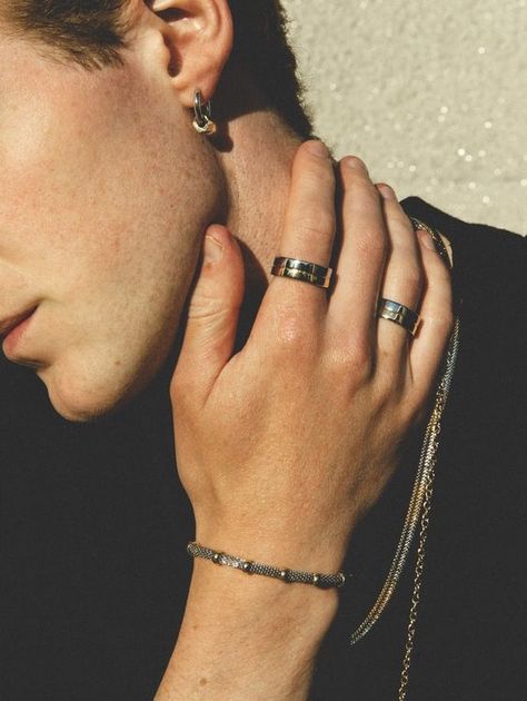 Man With Rings Aesthetic, Rings Men Aesthetic, Rings For Men Aesthetic, Rings Aesthetic Men, Men Accessories Aesthetic, Men Rings Aesthetic, Mens Jewelry Aesthetic, Silver Rings Men, Sand Photos