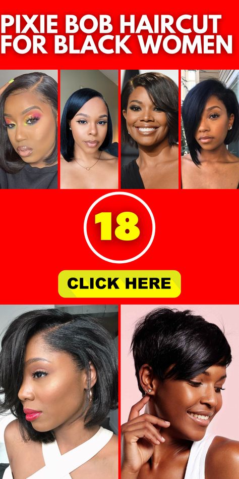 Our collection of short hairstyles for relaxed hair offers a chic and trendy hair solution for black women. Each style is designed to showcase the smooth and sleek texture of relaxed hair. Experience the charm of short hairstyles with our collection Hair Short Cuts, Pixie Haircuts For Black Women, Women With Natural Hair, Natural Hair Short, Short Hairstyles For Black Women, Short Pixie Bob, Short Relaxed Hairstyles, Tan Skin Blonde Hair, Hair Solution