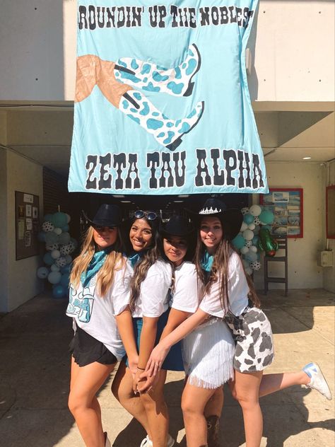 Bid Day Themes Zeta Tau Alpha, Zeta Tau Alpha Bid Day Themes, Rush Themes, School Banners, Sorority Events, Bid Day Themes, Pi Beta Phi, School Banner, Zeta Tau Alpha