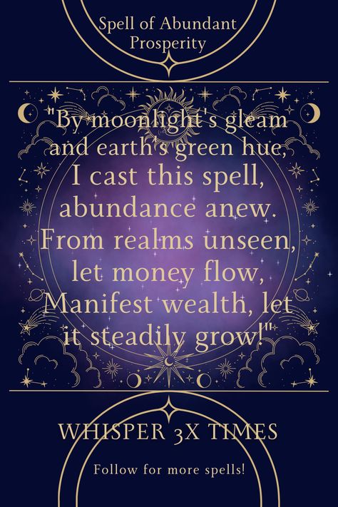 Spells For Balance, Binding Spell For Abundance, New Year Abundance Spell, Abundance Spell Chant, Abundance Spells Witchcraft, Money Abundance Spell, Spell For Abundance, Spells For Abundance, Abundance Chant