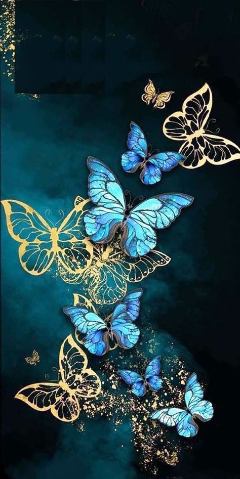 Tatoo 3d, Butterfly Art Painting, Afrique Art, Beautiful Butterflies Art, Butterfly Pictures, 수채화 그림, Canvas Painting Diy, Butterfly Painting, Pretty Stuff