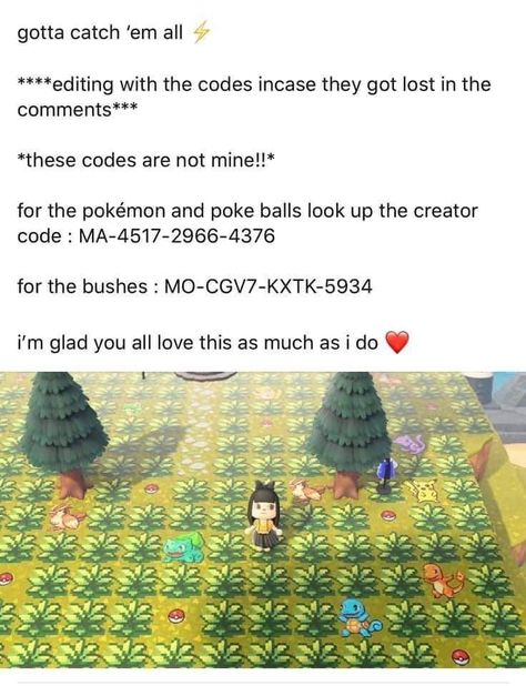 Pokemon Animal Crossing Design, Pokemon Acnh Codes, Pokémon Animal Crossing, Animal Crossing Pokemon Design, Acnh Pokemon Design Codes, Acnh Anime Designs, Animal Crossing Crafts, Acnh Pokemon, Anch Designs