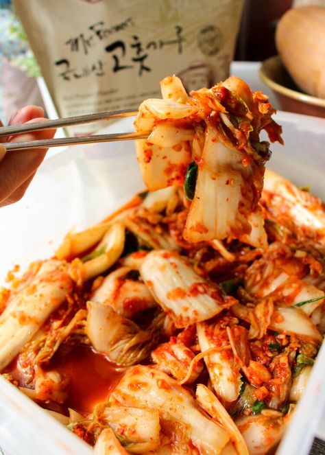 Mom's Traditional Kimchi | Authentic Recipe — ahnest kitchen Traditional Kimchi, Kimchi Pancakes, Kimchi Stew, Radish Kimchi, Best Side Dish, Fermented Kimchi, Great Meals, Korean Side Dishes, Kimchi Fried Rice