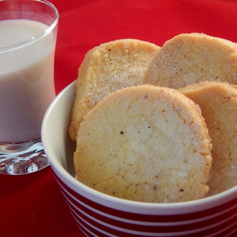 Cornmeal Sugar Cookies Refrigerator Cookies Recipes, Cornmeal Cookies, Church Recipes, Refrigerator Cookies, Butter Cookie Recipe Easy, No Bake Sugar Cookies, Pinwheel Cookies, Raspberry Filling, Cutout Sugar Cookies