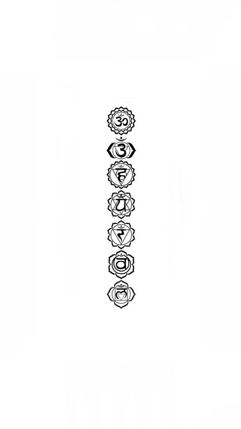 Chakra Tattoo Black And White, 7 Chakras Tattoo Stencil, 7 Chakra Tattoo Design, 7 Chakras Tattoo Design, Forearm Chakra Tattoo Women, Seven Chakras Tattoo Design, Chakra Tattoo Design, 7 Chakras Tattoo, Spiritual Partner