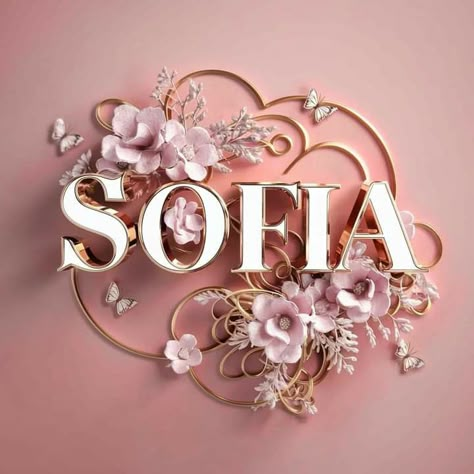 Sofia Wallpaper Name, Sofia Name, Christmas Flower Decorations, Rhinestone Designs Templates, Fancy Writing, Birthday Quotes For Daughter, Letter Art Design, Whatsapp Wallpaper Cute, Diy Cat Toys