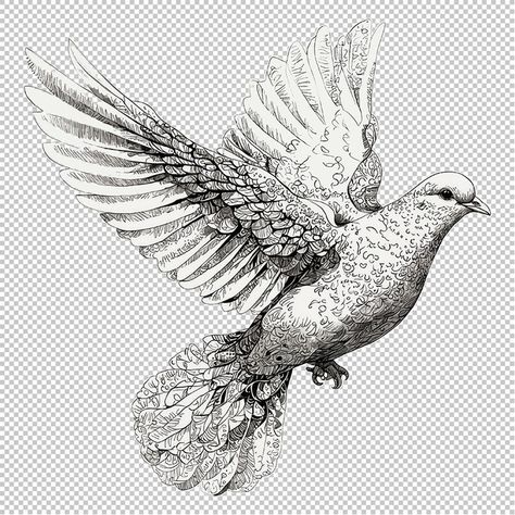 Dove Png, Elegant Animals, Dove Drawing, Peace Bird, Peace Hand, Dove Of Peace, Color Pallete, Peace Dove, Realistic Drawings