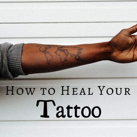 Tattoo Recovery Process, Tattoo Designs For Cover Up, Tattoo Healing Process, Small Wave Tattoo, Healed Tattoo, Magic Tattoo, Healing Tattoo, Tattoos For Black Skin, Tattoo Care