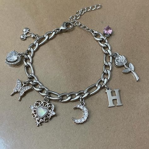 Made the loveliest custom charm bracelets this week #charmbracelets #charmbar #charmbracelet #personalizedjewelry Hobby Lobby Bracelets Diy Jewelry, Custom Charm Bracelet, Bracelets Diy, Custom Charms, Hobby Lobby, Charm Bracelets, Diy Bracelets, Personalized Jewelry, Lobby