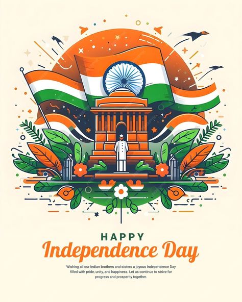 Premium PSD | Happy Independence Day India Freedom Celebration Social Media Post Banner Template Independence Day Poster, Happy Independence Day India, Independence Day Wishes, Pastel Background Wallpapers, Independent Day, National Festival, Independence Day India, Indian Flag, Background Wallpapers