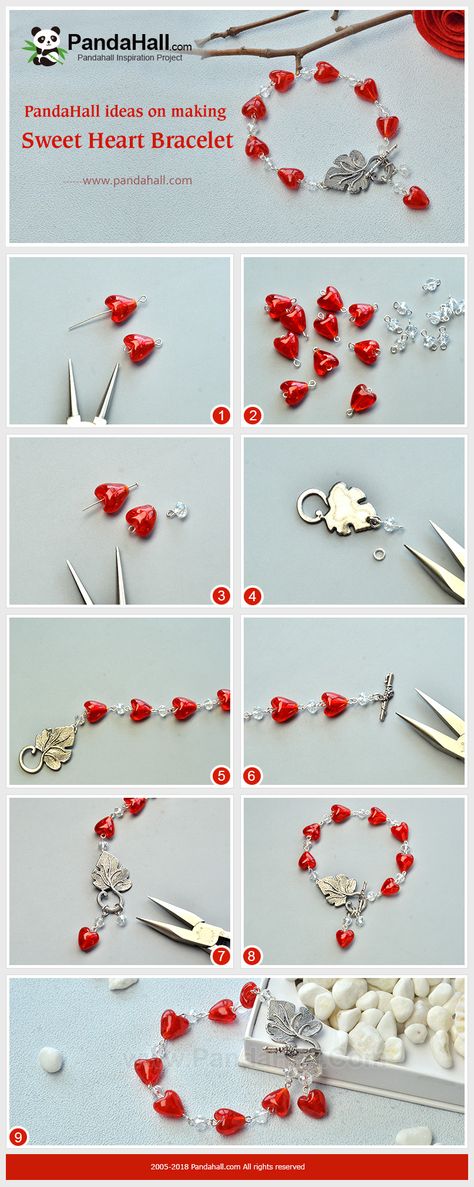 Valentine Jewelry Ideas Design, Valentines Day Jewelry Diy, Valentine Jewelry Ideas, Easy Jewelry Making Ideas, Diy Jewelry Making Tutorials, Handmade Jewlery, Bracelets Handmade Diy, Easy Jewelry, Diy Bracelets Easy