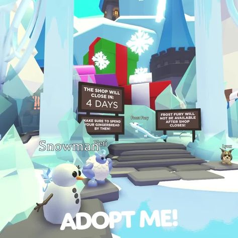 Adopt Me! on Instagram: “4 days until Winter Event ends!! who's working on some pets this weekend?? ☃️ #robloxadoptme #adoptmeroblox #roblox #adoptmeupdate️…” Rainbow Crayons, Winter Event, Adopt Me, Among Us, Christmas Animals, Peppa Pig, This Weekend, Adoption, Rainbow