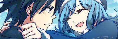 Gray And Juvia, Disc Banner, Fairy Tail Juvia, Solo Pfps, Juvia And Gray, Fairy Tail Gruvia, Fairy Tail Gray, Fairy Tail Pictures, Juvia Lockser