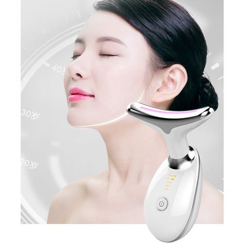 Mlike Beauty ISO Factory Home Beauty Skin Care EMS Micro-current Anti-wrinkle LED Face Facial Neck Massager Natural Jade stone Factory Low Price Rose Quartz Scraping Gua Sha Set GuaSha massage Hot Products EMS Vibration Neck Lift Device LED Photon Skin Beauty Tools Device Facial Machine Face Massager Reduce Double Chin, Face Firming, Facial Massage Tool, Lifting Devices, Eliminate Wrinkles, Neck Wrinkles, Neck Lift, Beauty Devices, Neck Massage