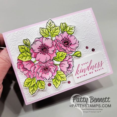 Enduring Beauty Decorative Masks, Patty Bennett Stampin Up Ideas, Stampin Up Enduring Beauty Cards, Stampin Up Enduring Beauty, Enduring Beauty Stampin Up Cards, Sweet Christmas Card, Mask Flower, Easy Greeting Cards, Patty Bennett