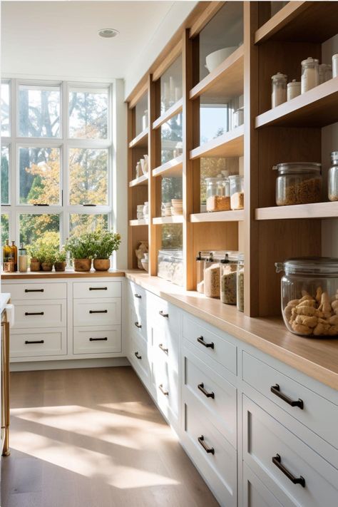 10 Walk-In Pantry Ideas - Designing the Perfect Storage for Your Kitchen - Melanie Jade Design Walk In Pantry Ideas, Pantry Layout, House Pantry, Pantry Inspiration, Pantry Laundry Room, Perfect Pantry, Pantry Room, Pantry Remodel, Kitchen Pantry Design