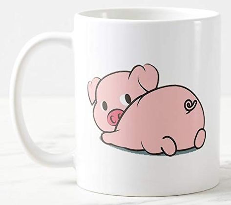 Cute Pig, Cup Art, Cute Pigs, Mug Coffee, Tea Mug, Tea Mugs, Christmas Party, Coffee Mug, Hello Kitty