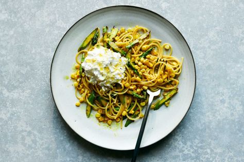 Pasta With Ricotta, Ricotta Recipe, Ricotta Recipes, Asparagus Pasta, Ricotta Pasta, Roasted Mushrooms, Lemon Pasta, Nyt Cooking, Cooking Guide