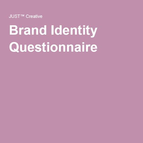 Brand Identity Questionnaire Branding Questionnaire, Branding Basics, Squarespace Web Design, Building A Personal Brand, Creative Media, Self Promo, Visual Branding, Article Design, Graphic Design Resources