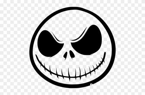 Jack Skellington Head Tattoo, Pumpkin King Tattoo, Jack Skellington Stencil, Simple Jack, Jack Skellington Head, Jack Skellington Faces, Jack The Pumpkin King, Skeleton Face, The Pumpkin King