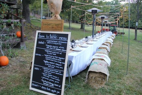 Farm To Table Dinner, From Farm To Table, Barn Parties, Table Dinner, Dinner Event, River Lodge, Chefs Table, Outdoor Dinner, Farm To Table