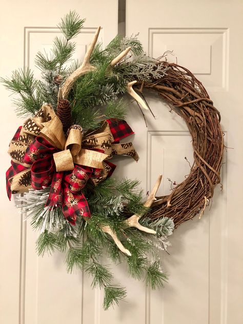 Antler wreath diy