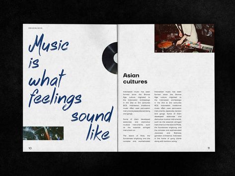 RESONVNCE | Magazine design :: Behance Magazine Folio Design, Emigre Magazine Layout, Music Blog Design, Music Editorial Design, Rock Magazine Layout, Literary Magazine Design, Magazine Contents Page Design, Music Magazine Design, Interview Magazine Layout