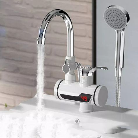 (with Shower) Electric Hot Water Heater Faucet Kitchen Instant Heating Tap Water Price: Rs. 5000 Cash On Delivery Click Here To Get it Now:👇 https://tinyurl.com/Water-Heater-Faucet-Kitchen Faucet Kitchen, Tap Water, Hot Water Heater, Cash On Delivery, Water Heater, Kitchen Faucet, Hot Water, Get It, Click Here