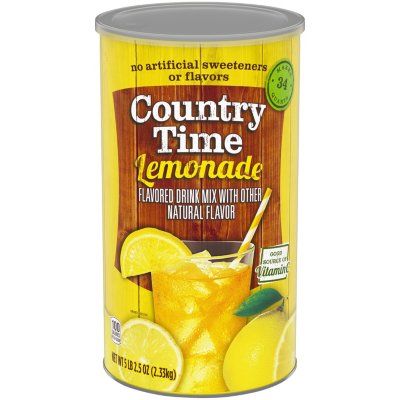 Country Time Lemonade Mix (82.5oz) Country Time Lemonade, Flavored Lemonade, Lemonade Drink, Best Lemonade, Lemonade Drinks, Soy Products, Summer Barbecue, Flavored Drinks, Lemonade Stand