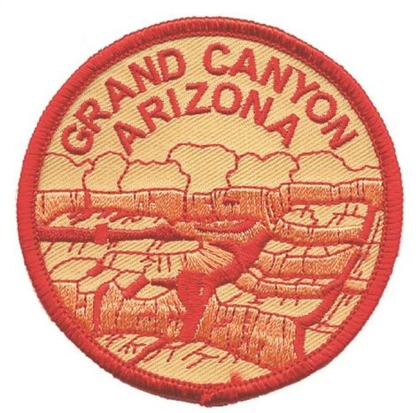 PRICES MAY VARY. 3" x 3" Collectible Souvenir Patch High Quality Embroidery Iron On Grand Canyon National Park Colorado River Patch Iron On Embroidered Souvenir Patch 3" Circle This circular Grand Canyon patch is a great Arizona collectible souvenir. Great for putting on a hat, jacket, or backpack or just adding to your collection to remember the places you've seen. Easy to Iron On. Instructions Included. Can Be Sewn On As Well. National Park Patches, Grand Canyon Arizona, Arizona Landscape, Cross Flag, Travel Patches, Flag Patches, Colorado River, Grand Canyon National Park, Iron On Applique