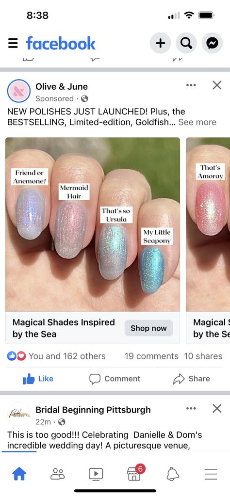 Olive And June, Mermaid Hair, Anemone, Wedding Day, Product Launch, The Incredibles, Nails, Celebrities, 10 Things