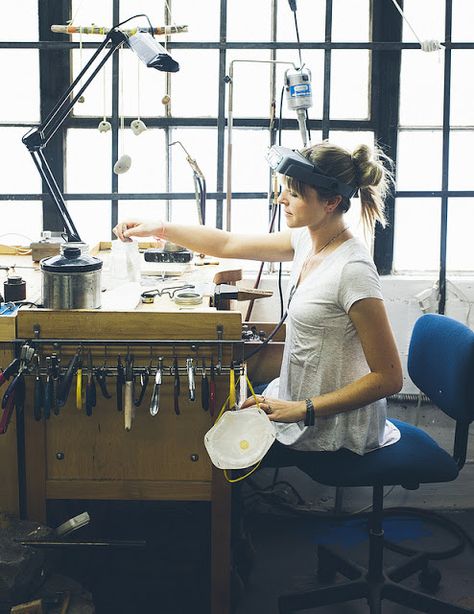 Jewelers Bench, Creative Studio Space, Jewellery Workshop, Workspace Studio, Jewellery Studio, Jewelry Design Studio, Jewellers Bench, Workshop Studio, Artistic Space