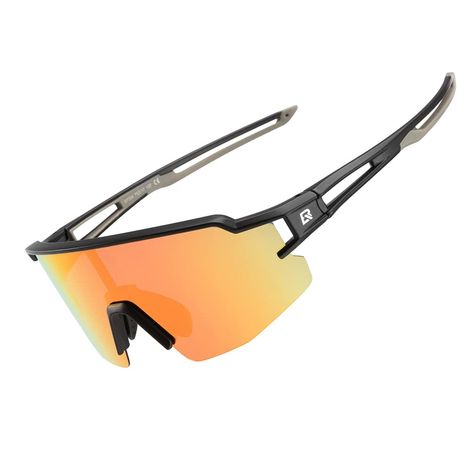 PRICES MAY VARY. POLARIZED SUNGLASSES: Dazzling design makes you stylish in the crowd, polarized sunglasses restore true color, eliminate reflected light and scattered glare to protect your eyes perfectly. UV400 PROTECTION: lens of polarized sunglasses 100% UV400 protection coating, block harmful UVA & UVB rays when you are cycling, driving, fishing, running, etc. COMFORTABLE & LIGHTWEIGHT: The anti-skid nose pad and silicone temple make these men sunglasses fit more comfortable on the bridge of Sunglasses Fit, Sport Glasses, Sunglasses Sport, Oakley Glasses, Cycling Sunglasses, Cycling Glasses, Sports Glasses, Gifts For Runners, Cool Sunglasses