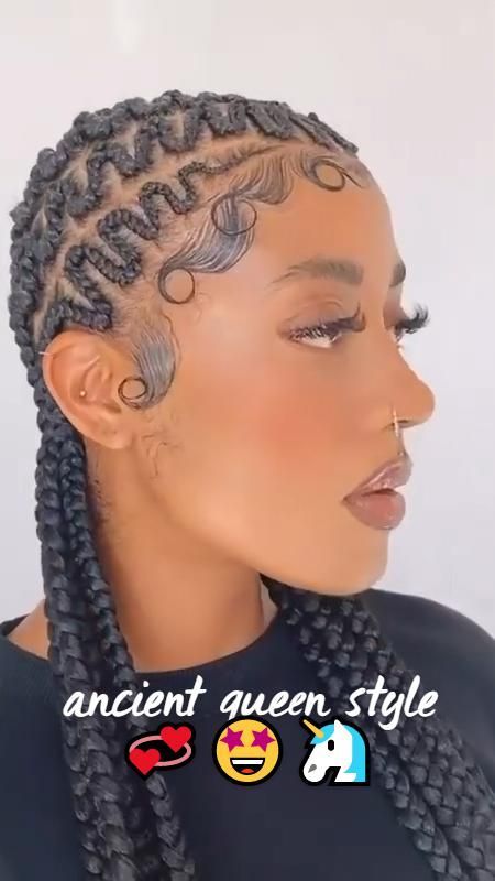 Zig Zag Straight Back Braids, Back Braids, Straight Back Braids, Ancient Queen, Hair Clipart, Queen Style, Hair Charms, Feed In Braids Hairstyles, Braided Cornrow Hairstyles