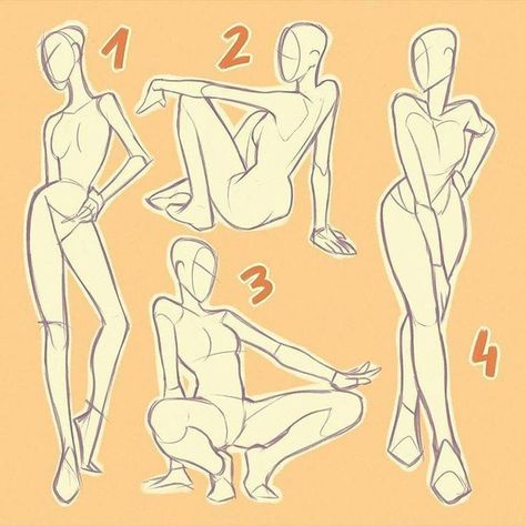 Ych Auction, Sketch Poses, Human Figure Drawing, Body Reference Drawing, Poses References, Anatomy Drawing, Figure Drawing Reference, Female Body, Body Poses