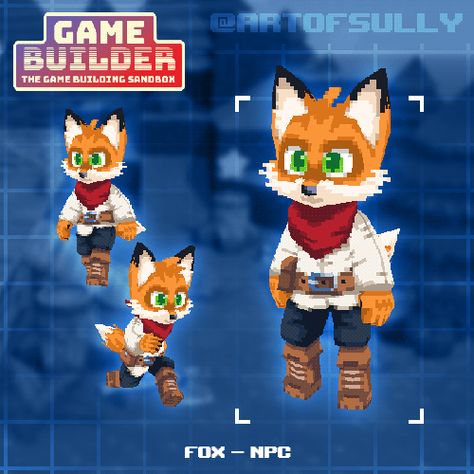 Psx Graphics, Anthropomorphic Characters, Fox Character, Low Poly Character, 3d Pixel, Drawing Ideas List, Blender Models, Low Poly Games, Polygon Art