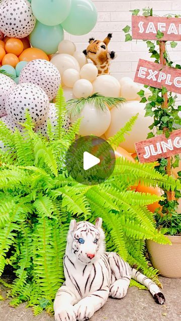 20 likes, 11 comments - feteicons on September 27, 2024: "🌴It’s a Safari For Two🌴 The perfect theme for twins and the adorable Baby Shower of Angenise and Andrew. Congratulations!!!💚🩵🤎 . . Hope you like our latest set-up as much as we enjoyed styling it! Please show us some 💚🩵🤎 . . . Event Concept & Styling: @feteicons Balloon Decor: @feteicons Custom Backdrop & Props: @feteicons Thanks to my Aunt @2sweet1975 for popping by and helping us setup💋 . . . . . #feteicons #safariballoons #ju Backdrop Props, Safari Balloon, Event Concept, To My Aunt, Safari Jungle, Jungle Party, Safari Party, Balloon Decor, Safari Theme