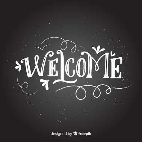 Free vector welcome lettering concept | Free Vector #Freepik #freevector #welcome-font #welcome #welcome-text #typography-lettering Welcome Lettering, Welcome Font, Calligraphy Welcome, Welcome Design, Sign Writing, Free Fonts Download, Text Design, Lettering Fonts, Live Love