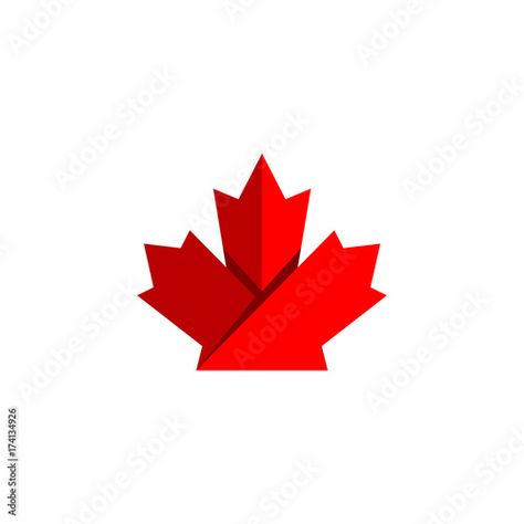 Stock Image: canada maple leaf  logo Maple Leaf Logo, Foundation Logo, Canada Maple Leaf, Leaf Logo, Maple Leaf Tattoo, Maple Leaf, Adobe Stock, Stock Vector, Foundation