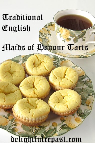 Maids of Honour Tarts - Traditional English Tarts - perfect for your next afternoon tea party / www.delightfulrepast.com English Tarts, Small Pastries, British Baking Show Recipes, Mousse Au Chocolat Torte, British Cooking, English Tea Party, British Desserts, Afternoon Tea Recipes, Scottish Recipes