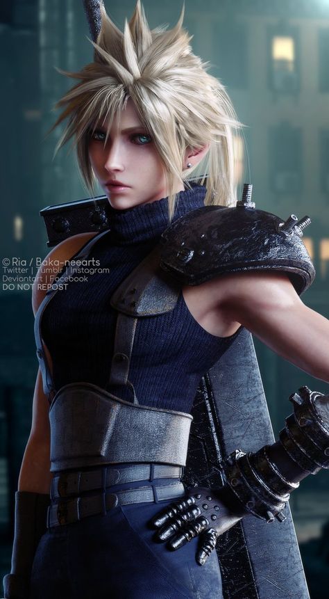 Final Fantasy Type 0, Final Fantasy Cloud Strife, Final Fantasy Vii Cloud, Final Fantasy Cloud, Final Fantasy Artwork, Final Fantasy Vii Remake, Final Fantasy Art, Jill Valentine, Cloud Strife