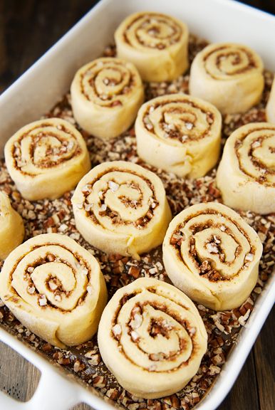 pecan sticky buns recipe | use real butter Caramel Sticky Buns Recipe, Sticky Buns With Frozen Bread Dough, Sticky Buns Recipe, Cinnamon Bun Recipe, Butter Making, Sticky Buns Recipes, Caramel Rolls, Pecan Sticky Buns, Cinnamon Roll Recipe Homemade