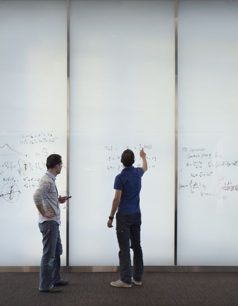 board Writable Wall, Architecture Research, Whiteboard Wall, Cool Office Space, University Architecture, Brown University, Corporate Interiors, Collaboration Space, Cool Office