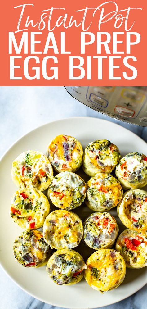 Ninja Egg Bites, Instant Pot Recipes Egg Bites, Ip Egg Bites, Egg Bites In Instant Pot, Keto Egg Bites Instant Pot, Instant Pot Egg Bite Recipes, Insta Pot Egg Bite Recipes, Pressure Cooker Egg Bites, Instant Pot Bites Recipes