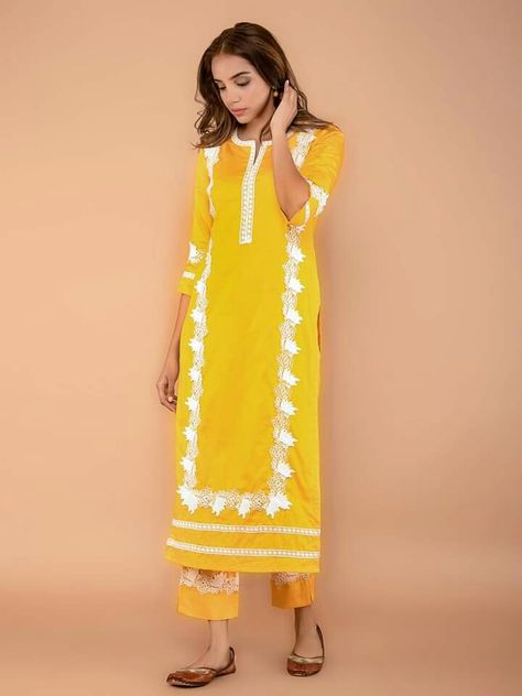 Lase Designs Punjabi Suit, Lass Design Suit, Long Kurti Patterns, Plain Kurti Designs, Lace Suit, Lace Dress Design, Designer Kurti Patterns, Long Kurti Designs, Fashion Top Outfits