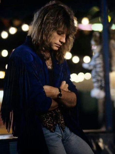 Jon Bon Jovi Jon Bon Jovi 80s, Bon Jovi 80s, Bon Jovi Always, Hair Metal Bands, Shaggy Long Hair, Bon Jovi Pictures, 80s Hair Bands, Cyndi Lauper, Love My Boyfriend