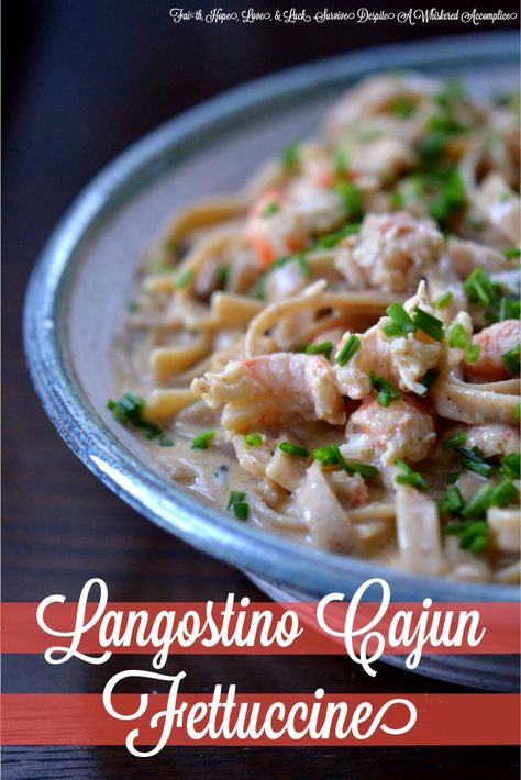 Cajun Fettuccine, Langostino Recipes, Seafood Diet, Spicy Pasta, Bengal Cat, Faith Hope Love, Seafood Dishes, Hope Love, Fish And Seafood